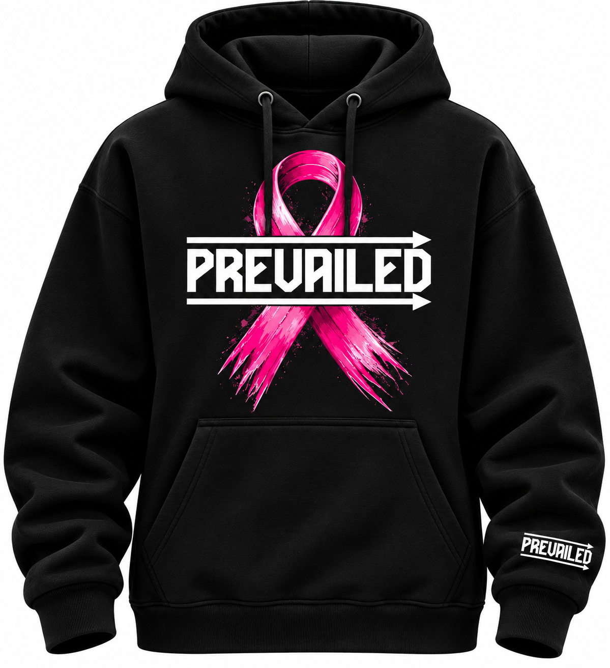 Prevailed Breast Cancer Awareness Hoodie
