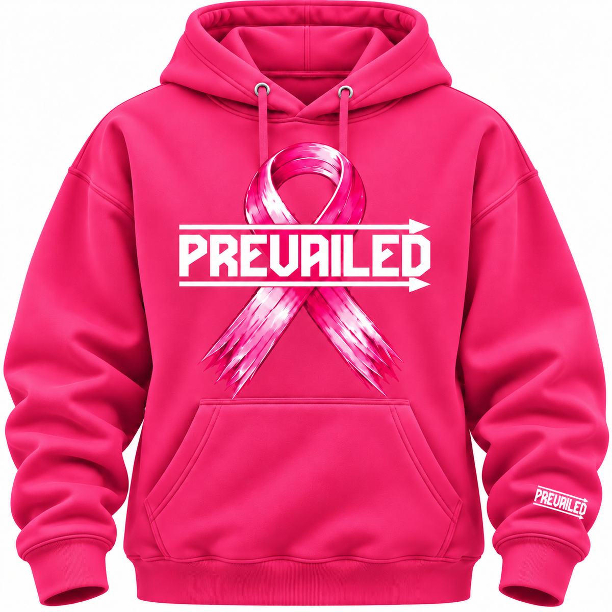 Prevailed Breast Cancer Awareness Hoodie