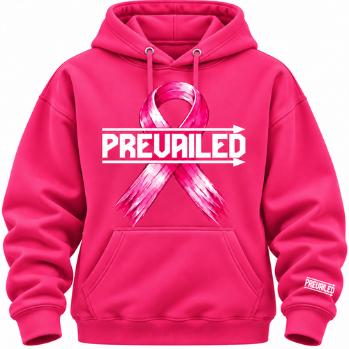 Prevailed Breast Cancer Awareness Hoodie