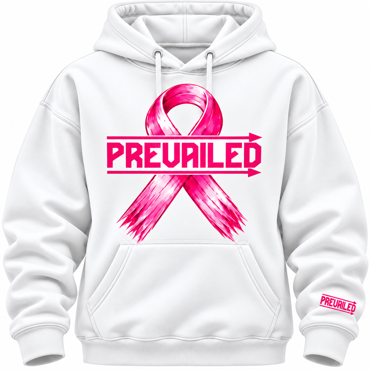 Prevailed Breast Cancer Awareness Hoodie