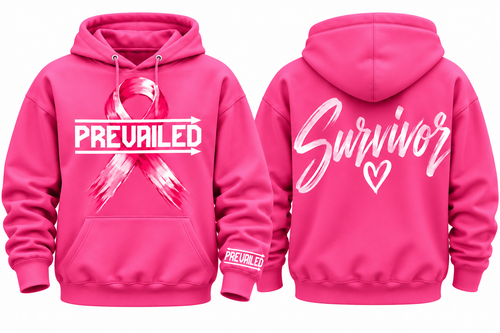 Prevailed Breast Cancer Survivor Hoodie